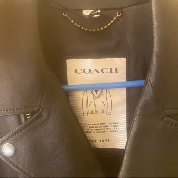 #Coach Moto jacket - Picture 6 of 14